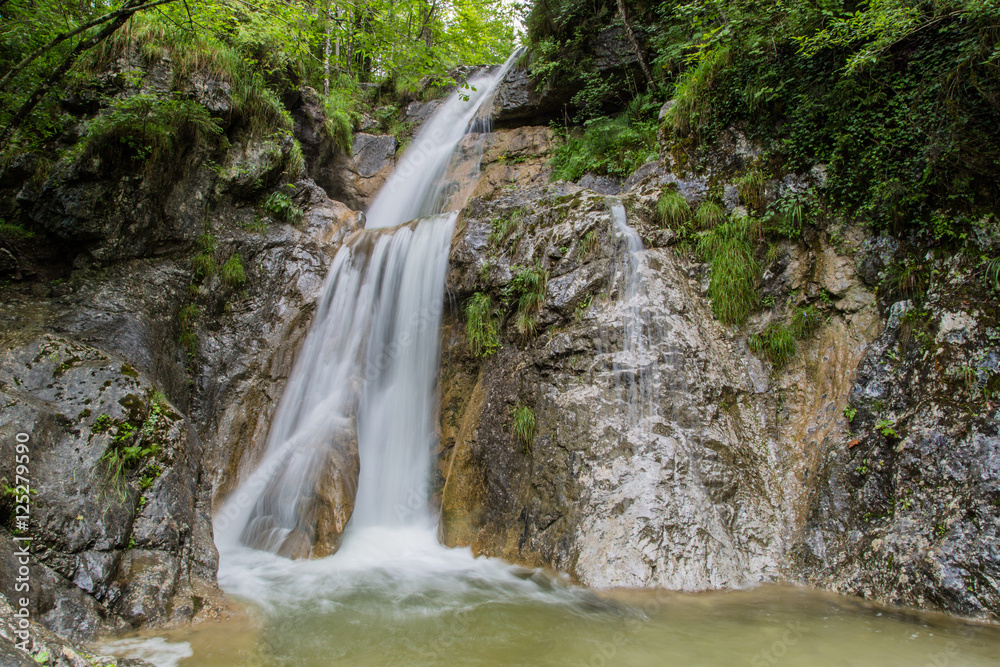 Naklejka premium Königsbachfall; Königssee, Sommer