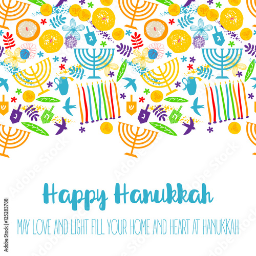 Hanukkah greeting card