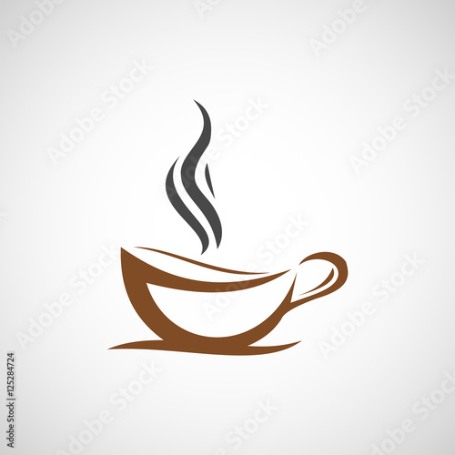 hot coffe logo photo