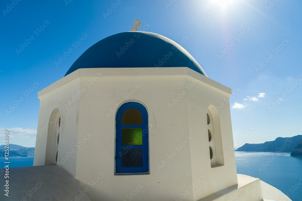 Church of Oia in Santorini island