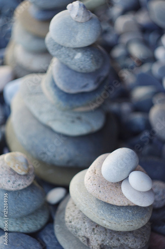 Photography Gray stones on the beach