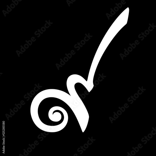 The symbol number nine of King Rama IX of Thailand, King Bhumibo