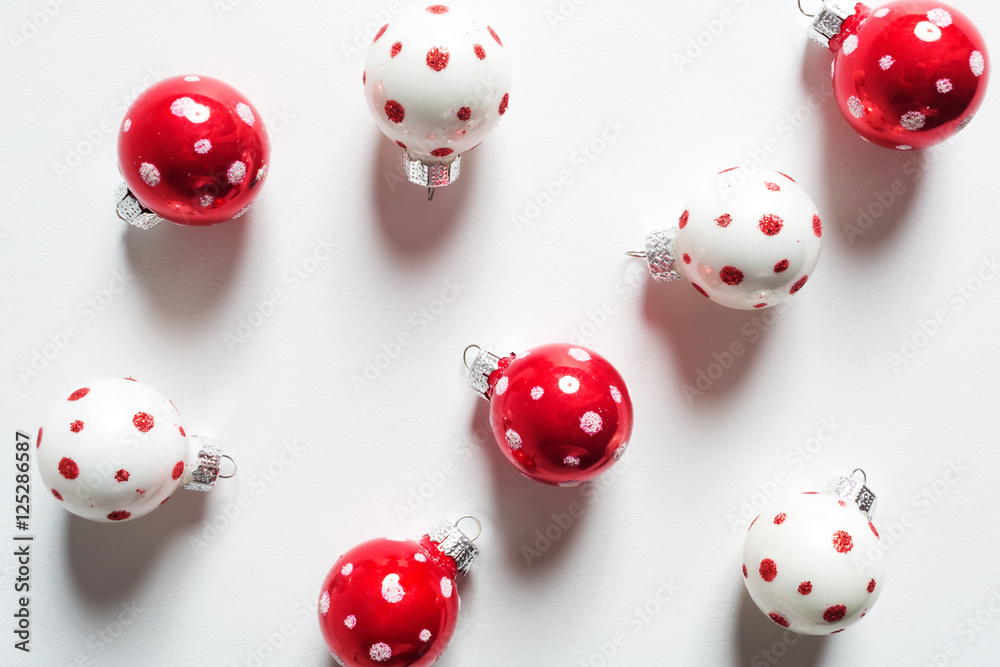 Collection of Christmas baubles Collection of Christmas baubles