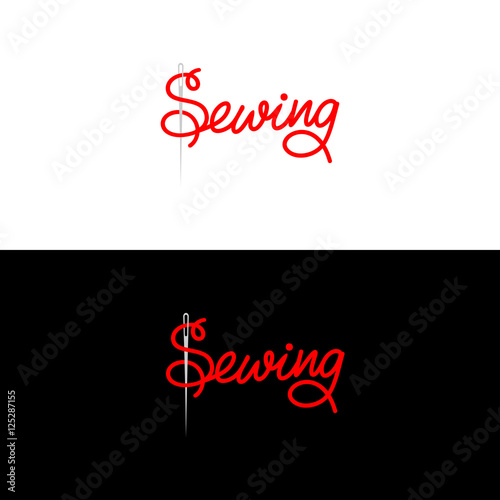 sewing logo design