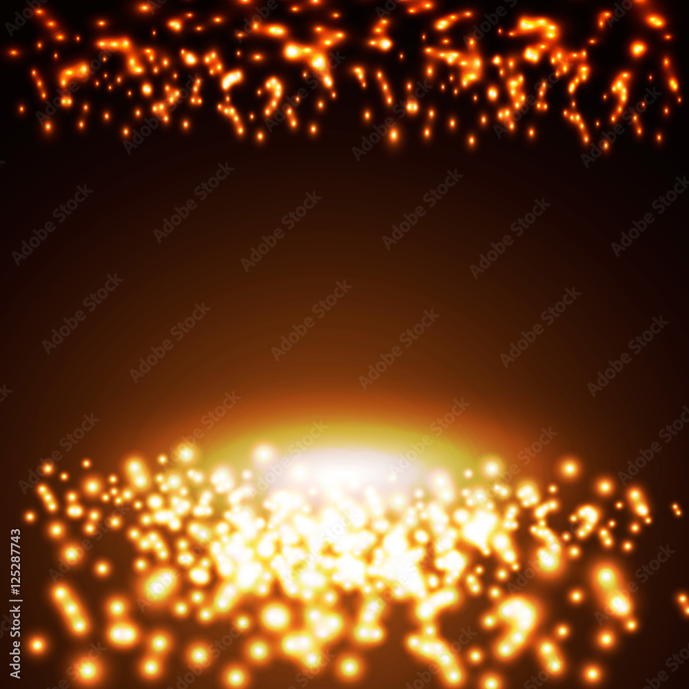 Obraz premium Shining empty space. Vector illustration