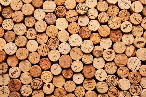 Wine corks background photo