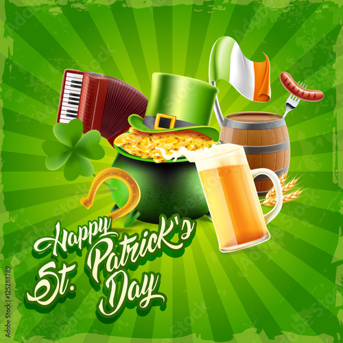 Happy Saint Patricks Day banner