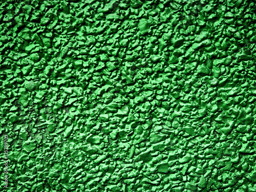 Grunge concrete texture background , Green wall.