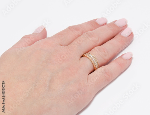 ring on a finger