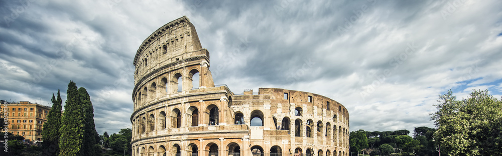 Panoramic view of Colosseum