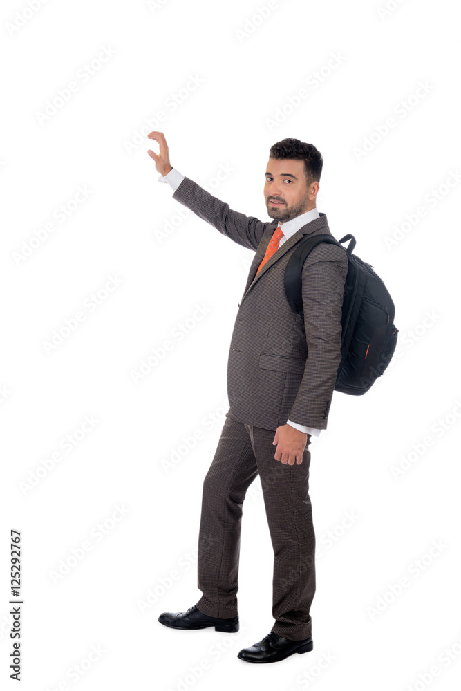 Business man with shoulder Bags Business man with shoulder Bags