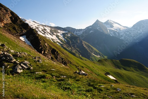 Mountains of Hohe Tauern national park in Austria.