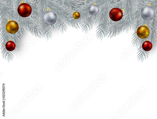 tree with silver embellishment