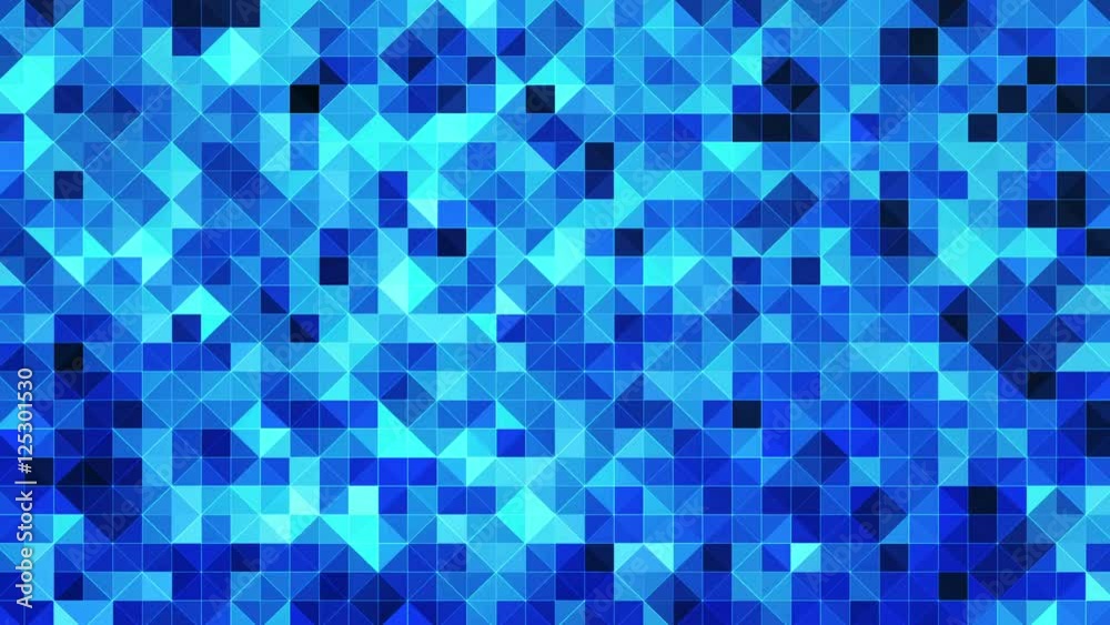 Pattern blue triangle polygon  winter background
