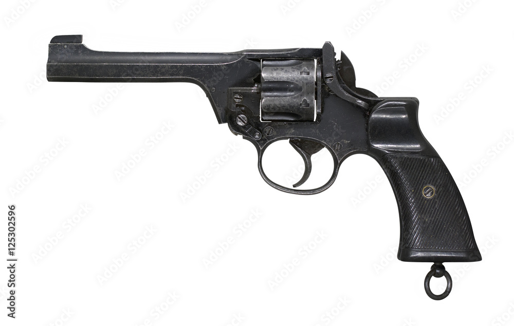 Revolver isolated on white Revolver isolated on white