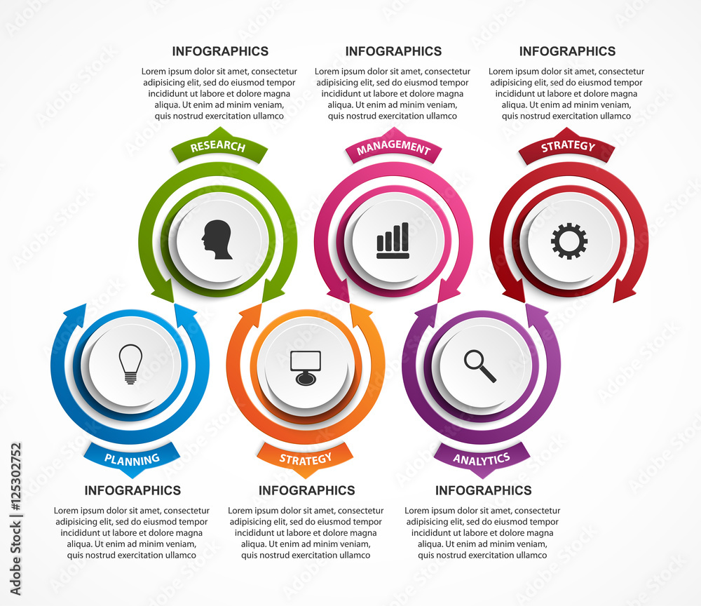Abstract options infographics template. Abstract options infographics template.