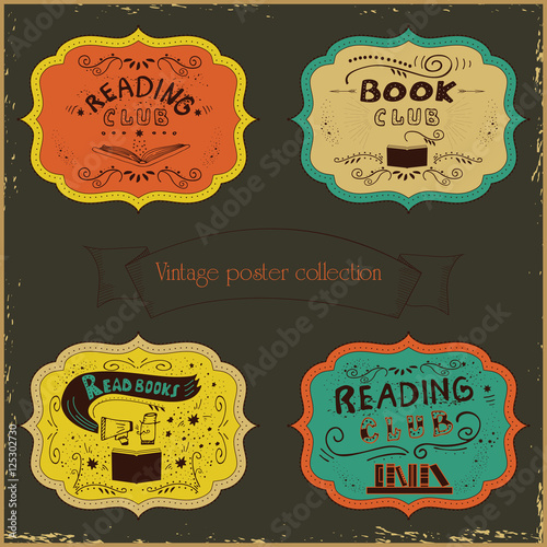 Vector illustration with hand-drawn lettering. Inscription for invitation and greeting card, promo card, prints, flyer, cover, and posters.Vintage design collection