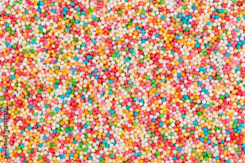 Shot of colorful sugar balls