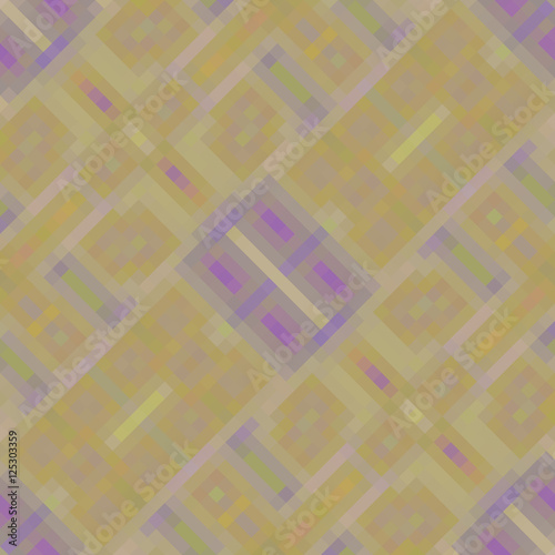 Kaleidoscopic low poly rhomb style vector mosaic background