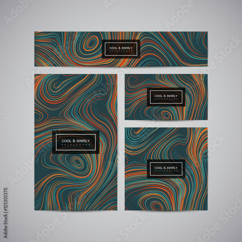 Corporate identity template. Branding stationery design
