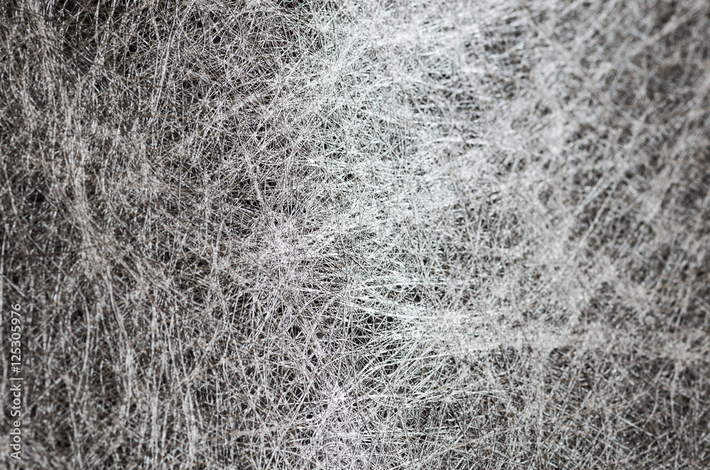 Abstract - close up of silver fiber fabric texture Abstract - close up of silver fiber fabric texture