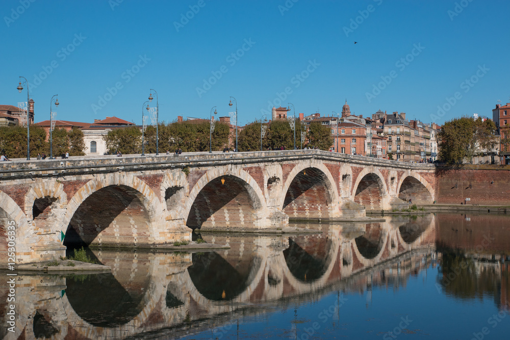 Toulouse : Pont Neuf et Prairie des Filtres