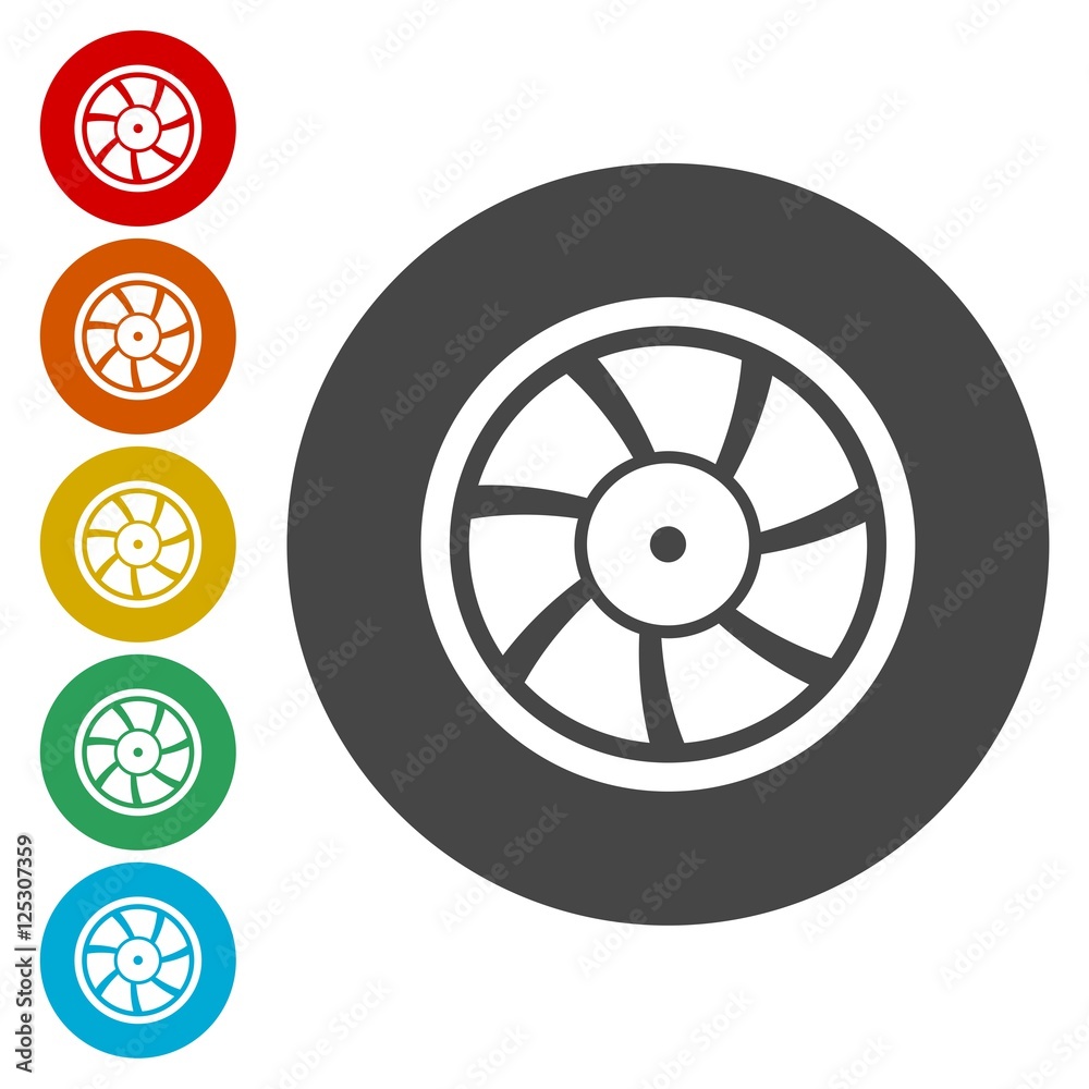 Fan Icon, Fan Icon Eps10, Fan Icon Vector 
