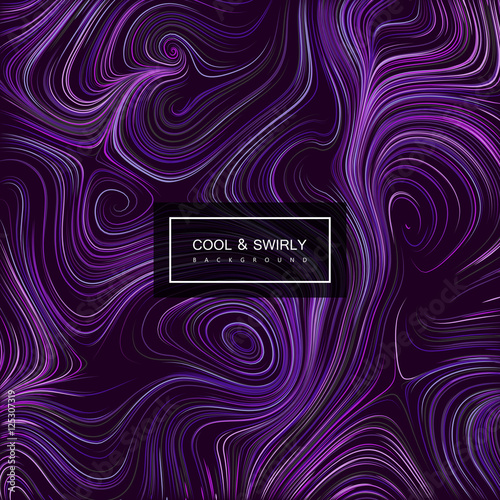 Abstract artistic curl background
