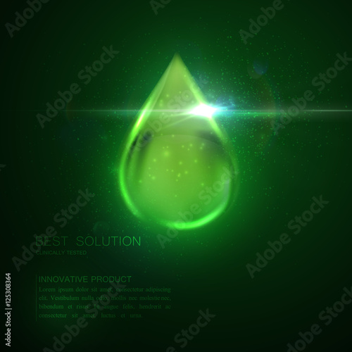 Wallpaper Mural Collagen serum or oil essence droplet Torontodigital.ca