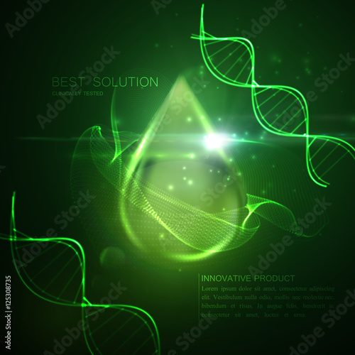 Oil essence droplet