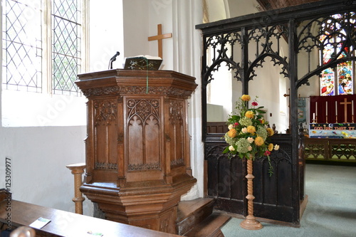Church pulpit