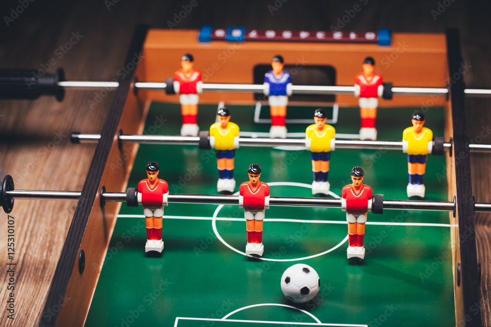 Fototapeta premium table football soccer game (kicker)