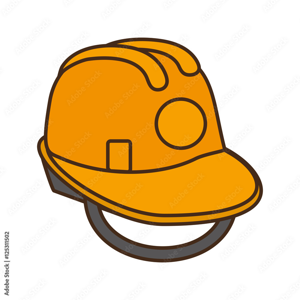 helmet safety isolated icon vector illustration design helmet safety isolated icon vector illustration design