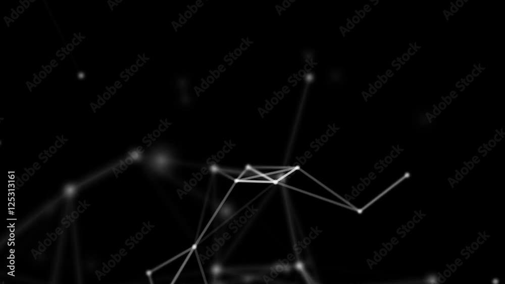 Plexus Rising Up on a Black Background Plexus Rising Up on a Black Background