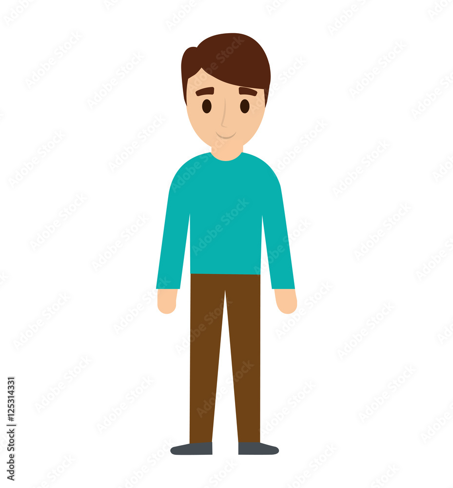 teen boy character avatar vector illustration design teen boy character avatar vector illustration design