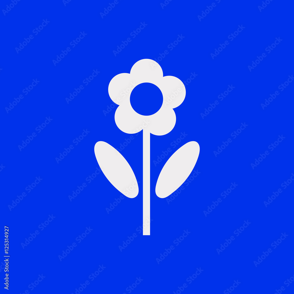 flower icon stock vector illustration flat design flower icon stock vector illustration flat design