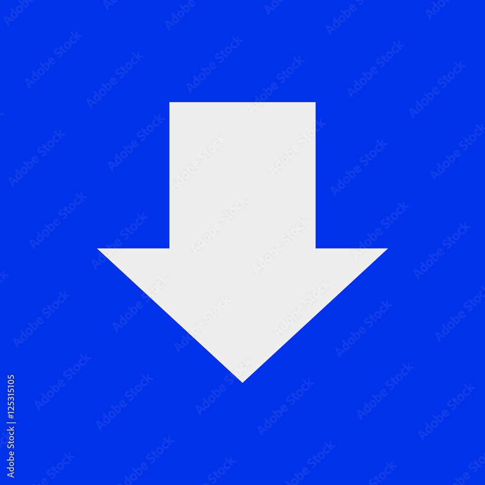 download icon stock vector illustration flat design download icon stock vector illustration flat design