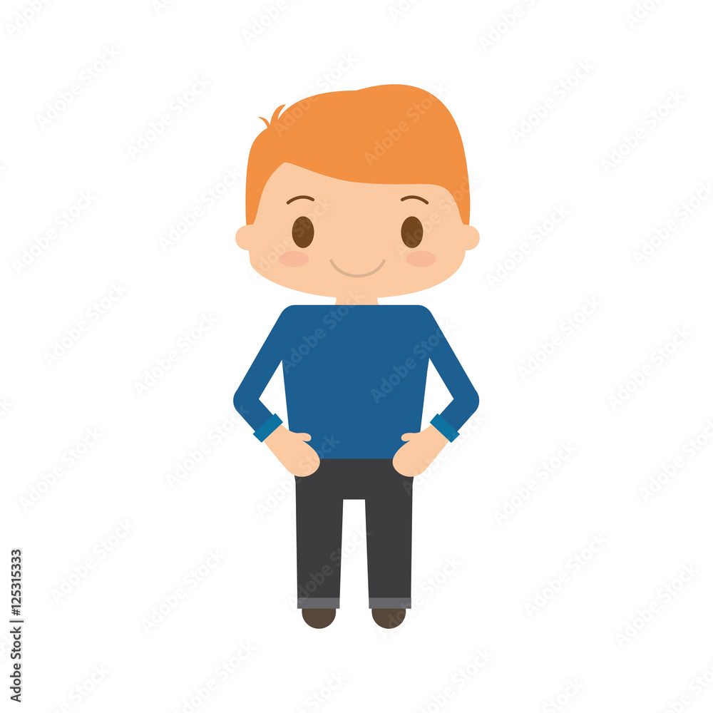 happy boy character avatar vector illustration design happy boy character avatar vector illustration design