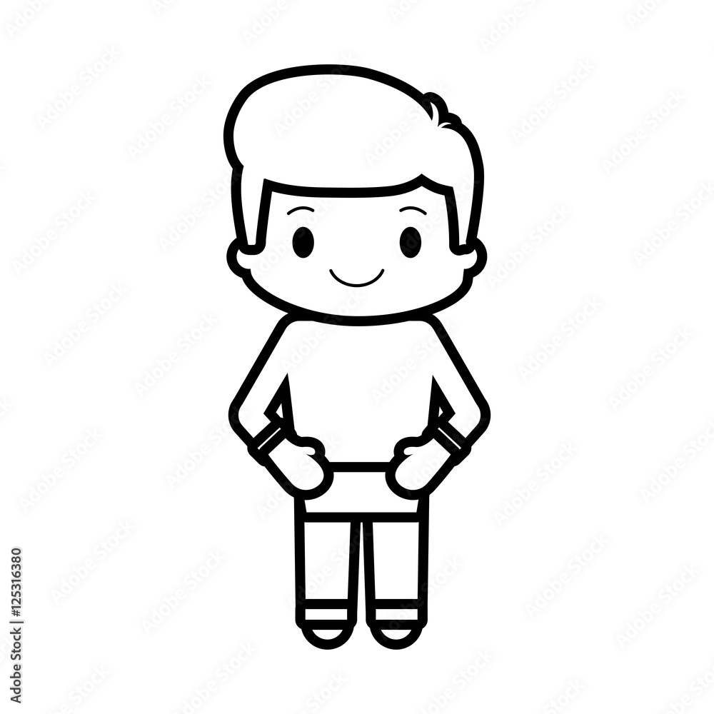happy boy character avatar vector illustration design happy boy character avatar vector illustration design