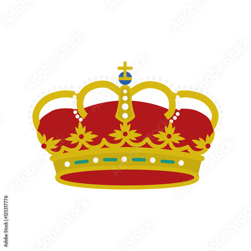 spain shield crown isolated icon vector illustration design