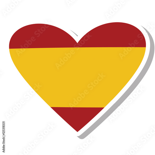 spain flag isolated icon vector illustration design Free Download spain flag isolated icon vector illustration design - GFXLoad
