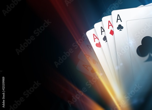 Poker Cards Background photo