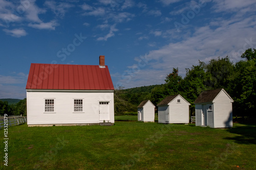 Schoolhouse and Outhouss