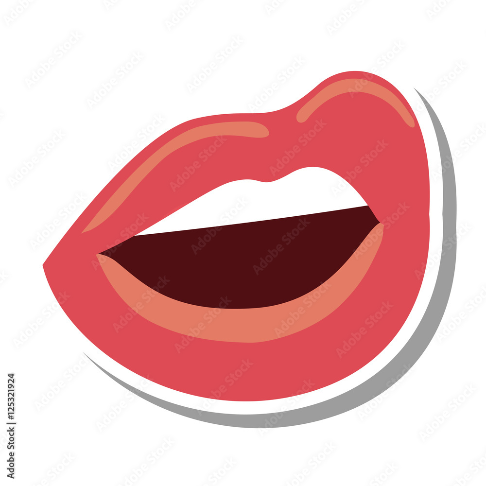 sexy female lips isolated icon vector illustration design sexy female lips isolated icon vector illustration design