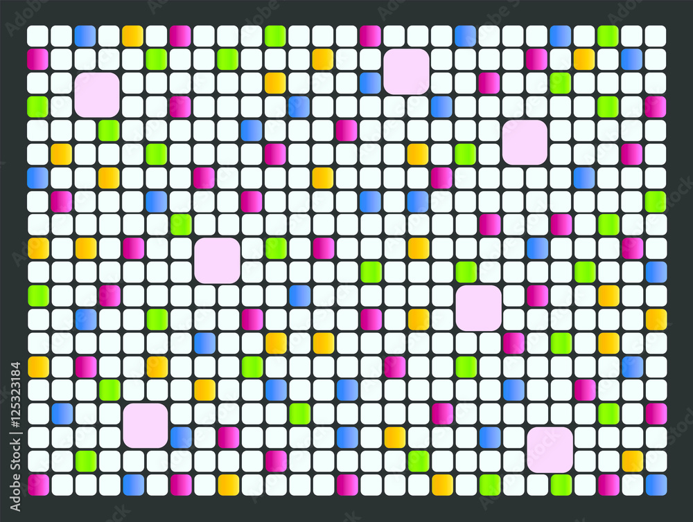 Fundo xadrez rosa e branco com um padrão de quadrados.