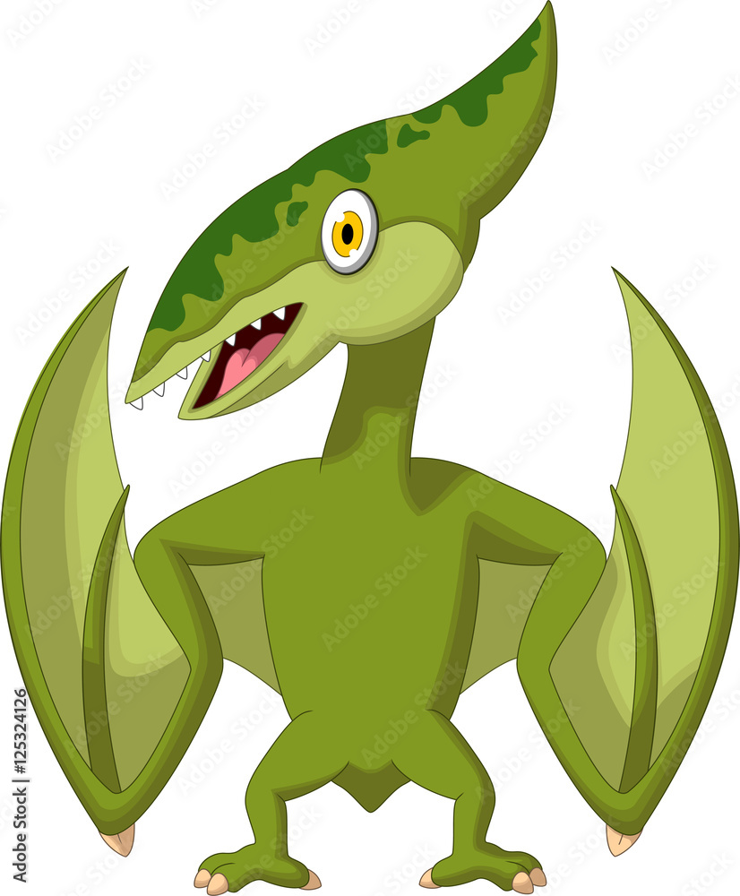 Obraz premium pterodactyl cartoon