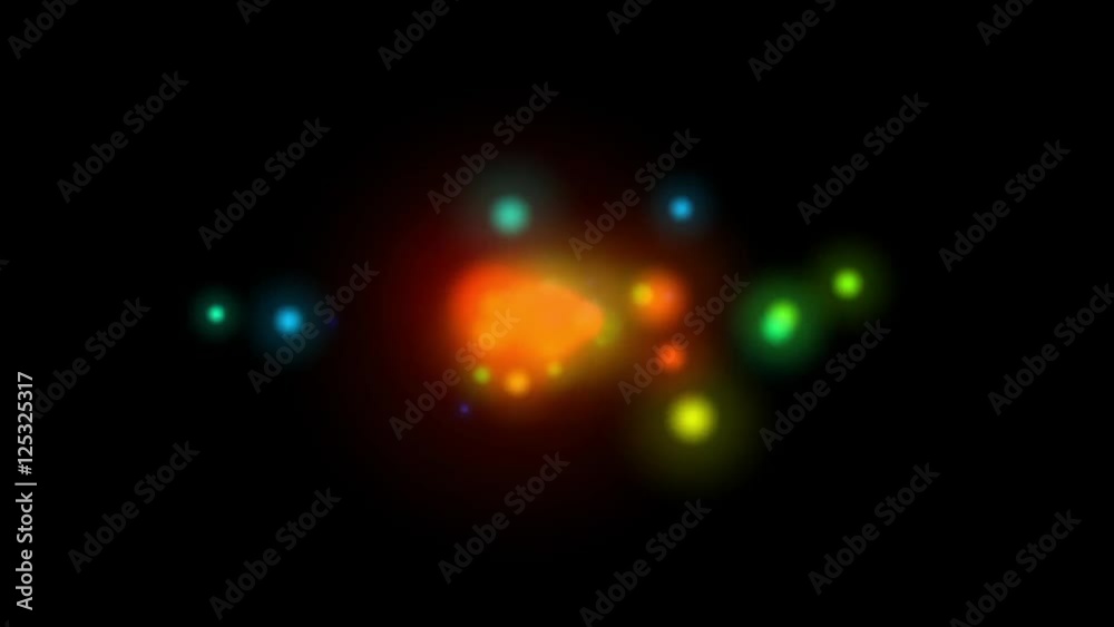 Glowing Sparkling Glittering Particles Glowing Sparkling Glittering Particles