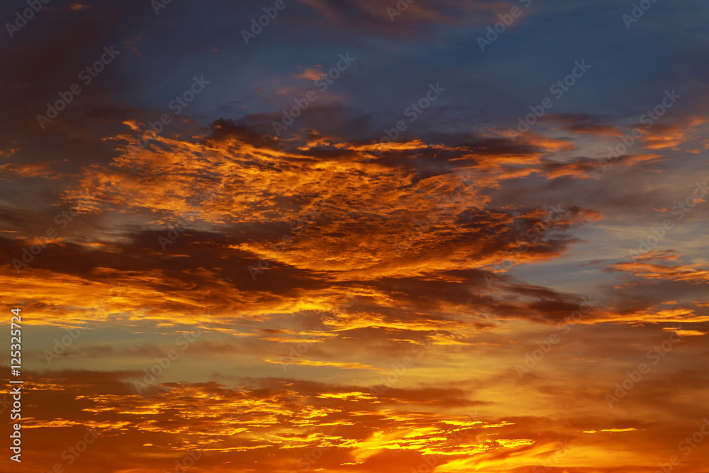 sunset red sky cloud cloudscape, landscape