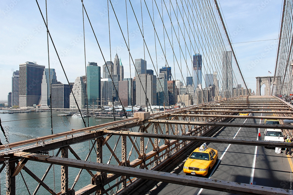 Obraz premium New York - Pont de Brooklyn