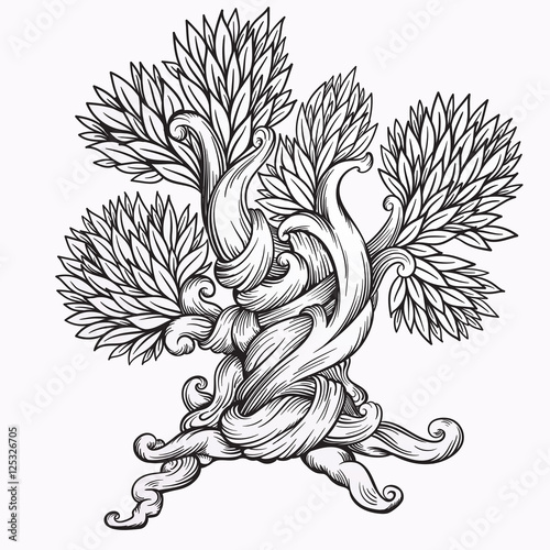 Tree of life. Vector illustration